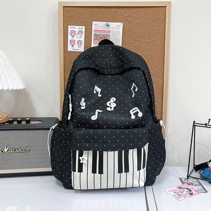 Musical Theme Laptop School Backpack