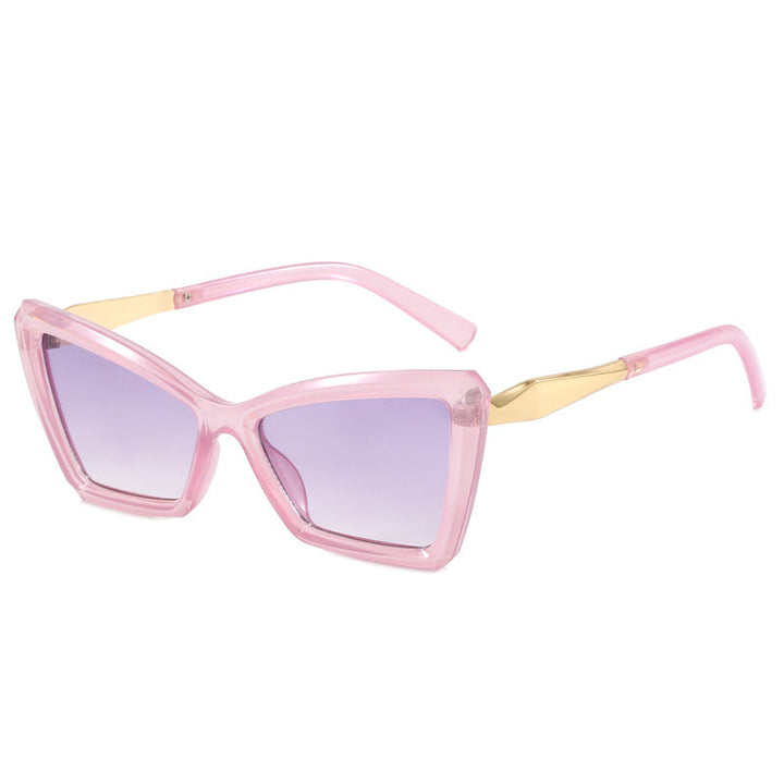 Women's Cat-Eye Sunglasses with Luxurious Transparent Frame Kalsten
