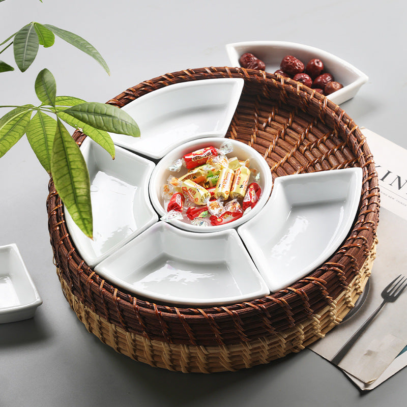 Unisex Serving Tray with Separate Compartments Kalsten