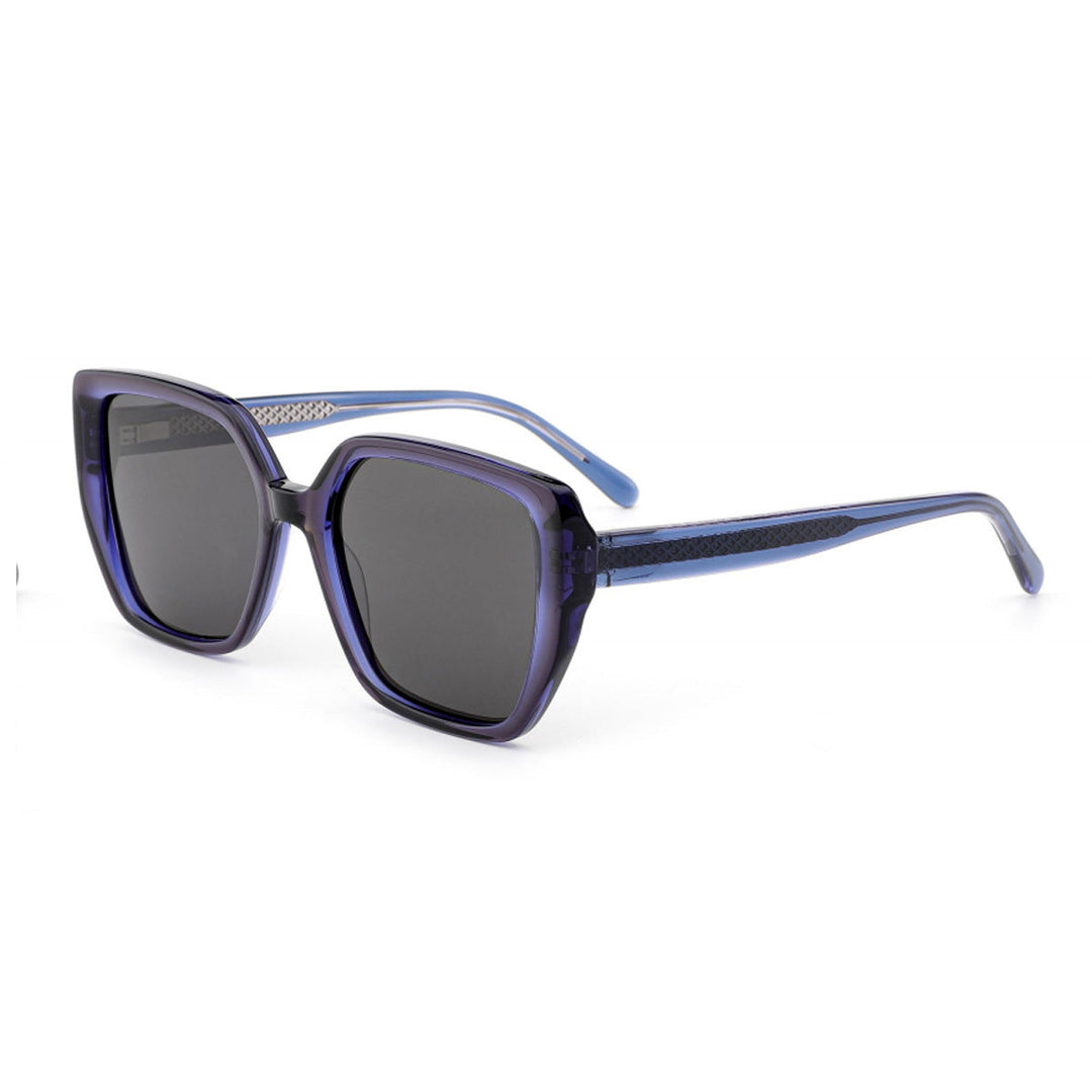 Women's sunglasses with fashionable, multifaceted frame and UV protection Kalsten