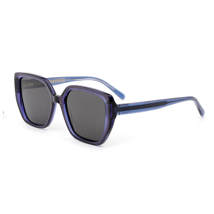 Women's sunglasses with fashionable, multifaceted frame and UV protection Kalsten