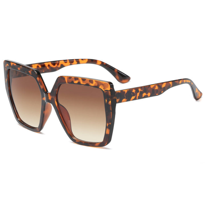 Women’s fashionable transparent sunglasses with square lenses Kalsten