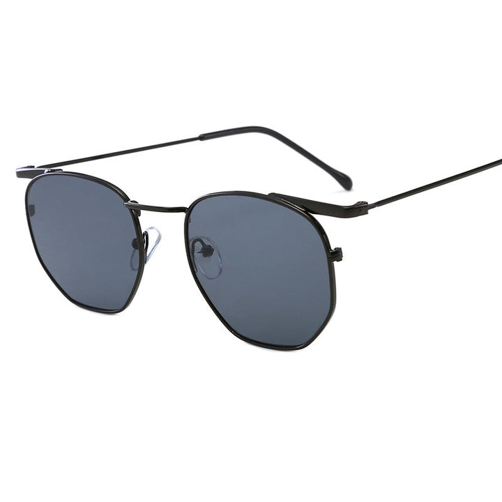 Women's fashionable geometric sunglasses with elegant metal frame Kalsten