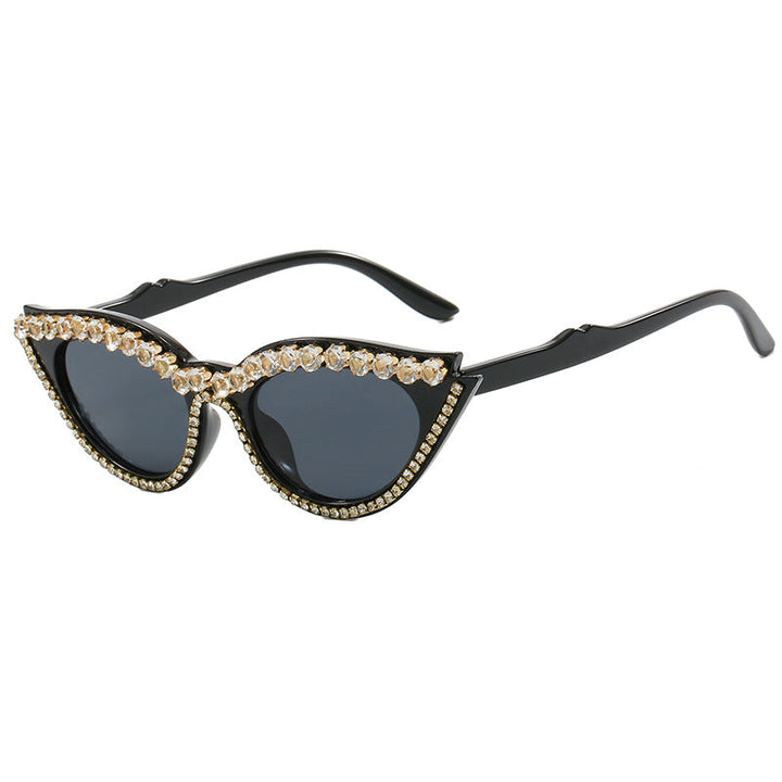 Women's Cat-Eye Sunglasses with Sparkling Rhinestones Kalsten