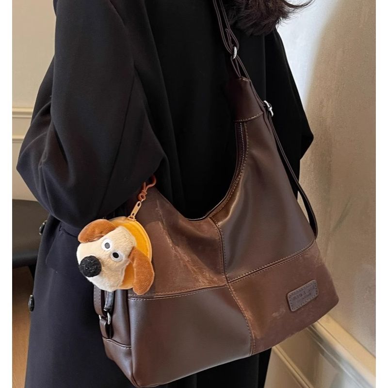 Elegant Multi-Compartment Hobo Bag Kalsten