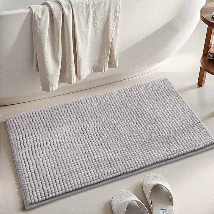 Plush Textured Bath Mat Kalsten