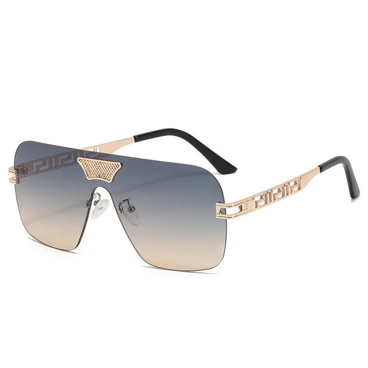 Women's fashionable sunglasses in a futuristic style with outstanding frame Kalsten