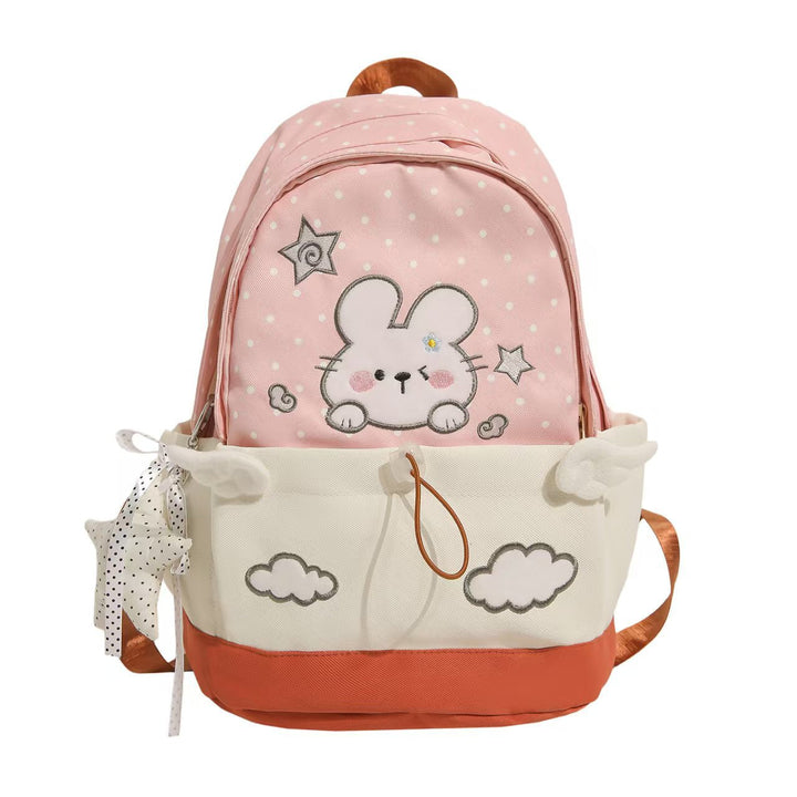 Whimsical Rabbit-Themed School Backpack Kalsten