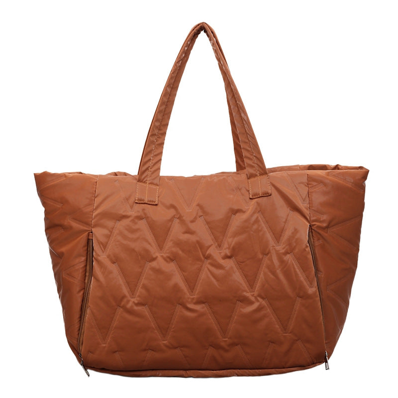 Spacious Quilted Travel Tote Kalsten