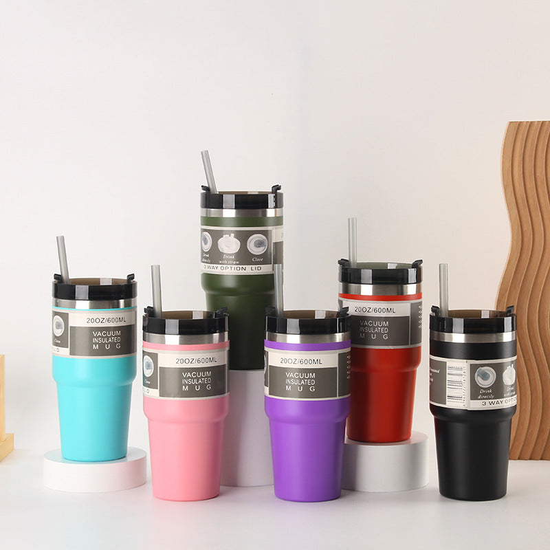 Women Insulated Drinking Cups with Reusable Straw Kalsten