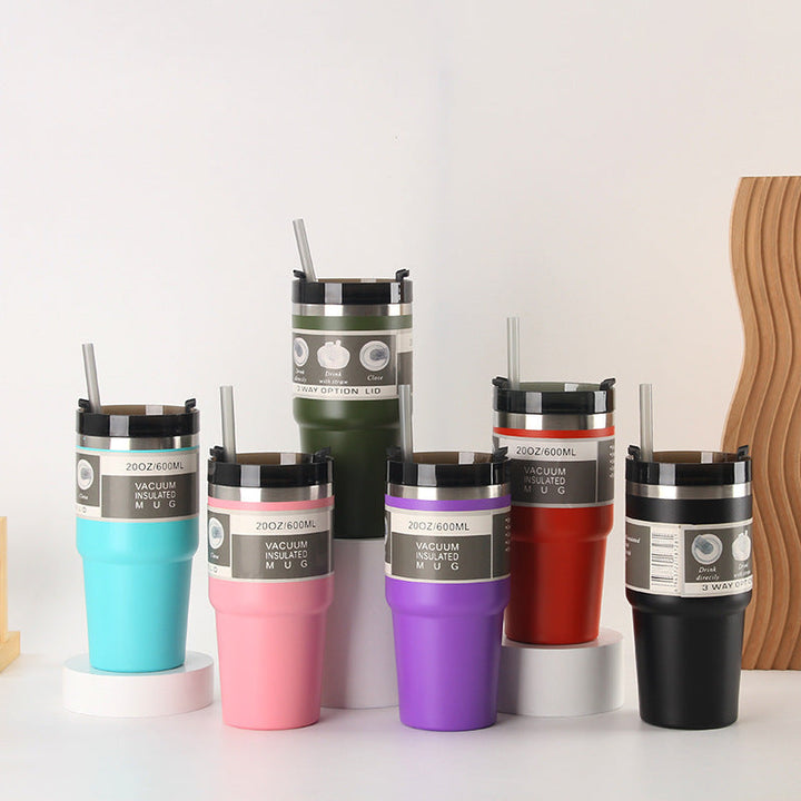 Women Insulated Drinking Cups with Reusable Straw Kalsten