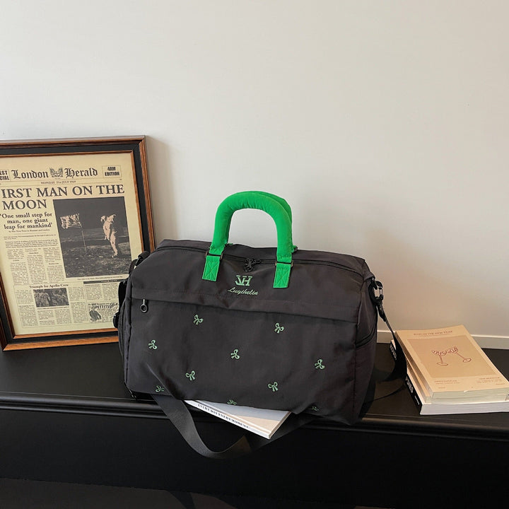 Stylish Embroidered Travel Duffel
