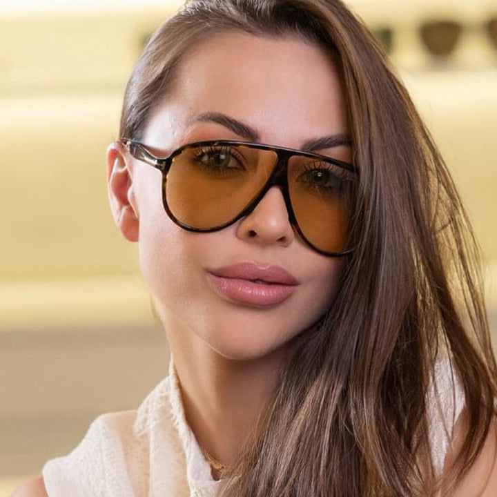 Women fashionable glasses with large trendy frame Kalsten