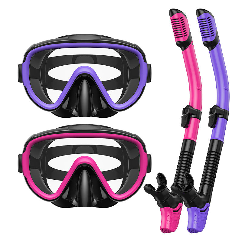 Premium dive mask with anti-fog function and flexible breathing tube Kalsten