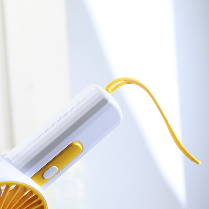 Ladies Portable Hand Fan with USB Charging Function and Ergonomic Design Kalsten
