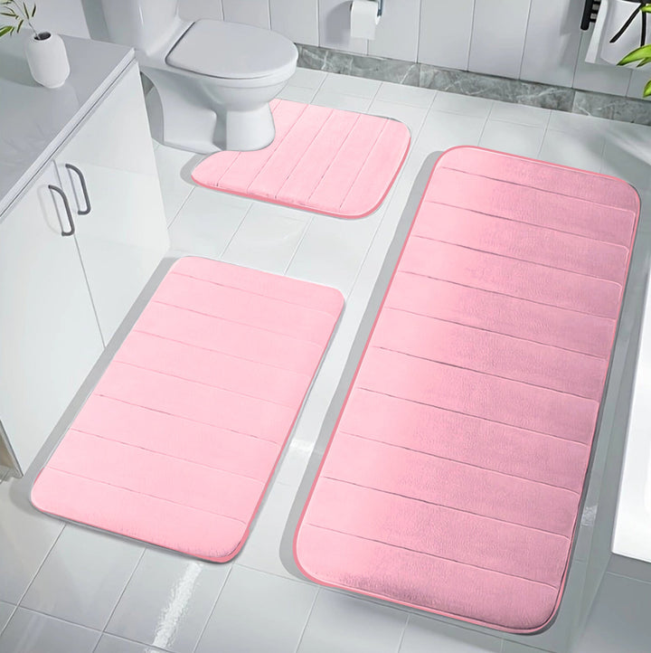 Soft Comfort Absorbent Bath Mat Set Kalsten