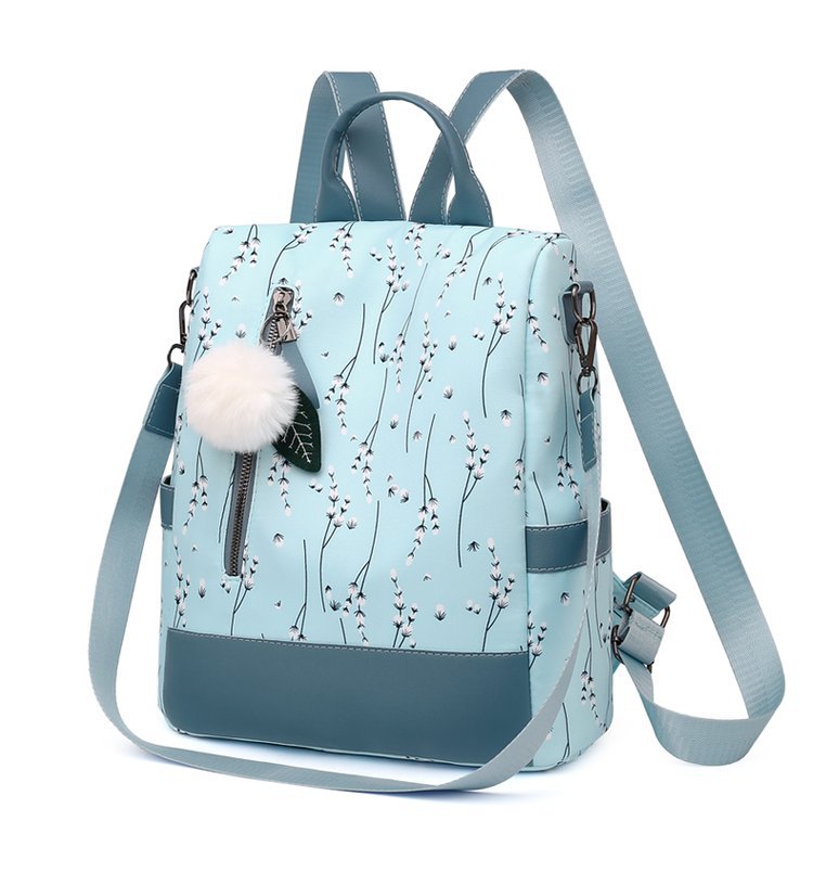 Stylish Floral Print Multi-Compartment Backpack Kalsten