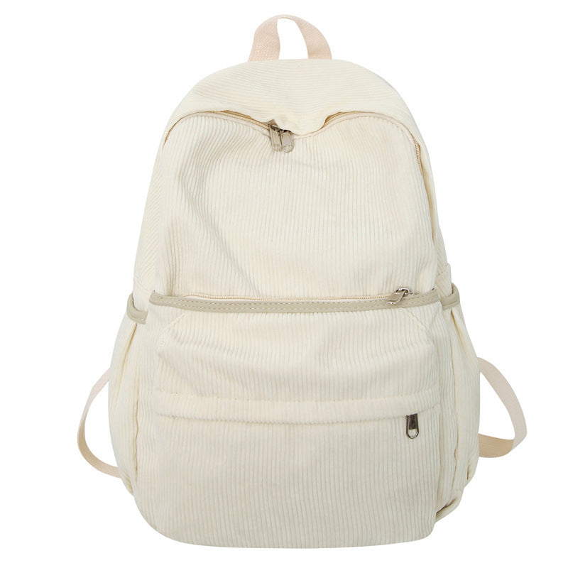 Cozy Corduroy School Backpack Kalsten