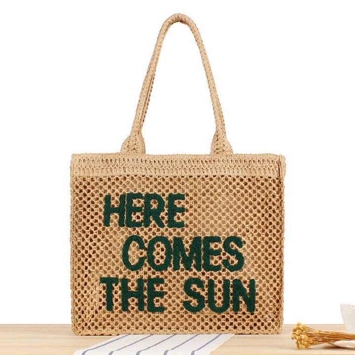 Shopping Bag Made of Natural Wicker Kalsten