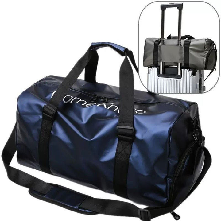 Travel bag with integrated trolley attachment system Kalsten