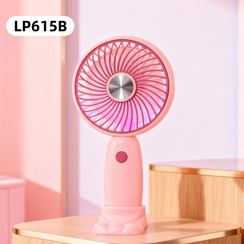 Ladies portable hand fan with cute rabbit design Kalsten