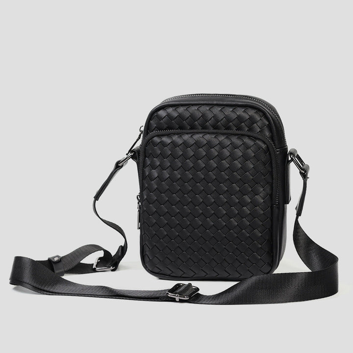 Practical Crossbody Bag with Woven Design Kalsten