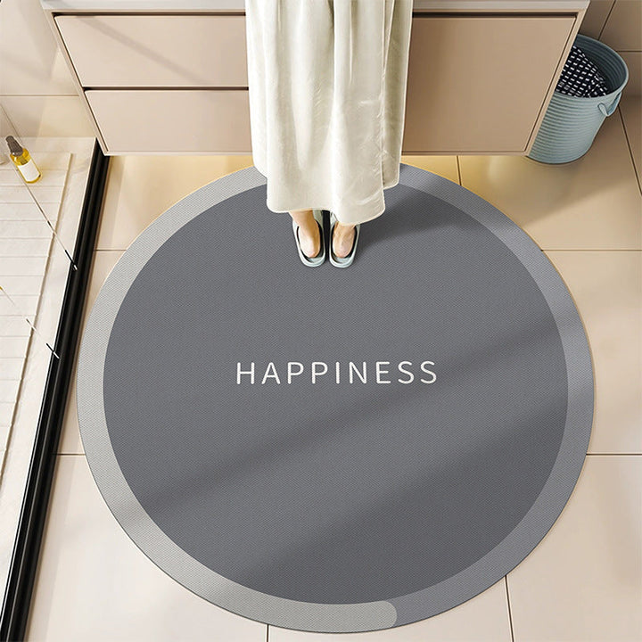 Round Decorative Bath Mat Kalsten