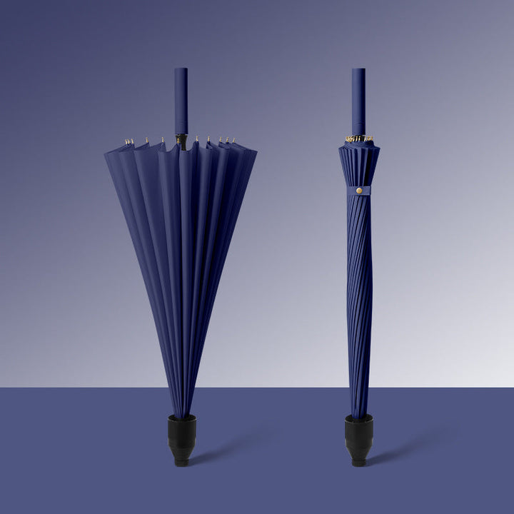 Women elegant automatic umbrella with wind protection and ergonomic handle Kalsten