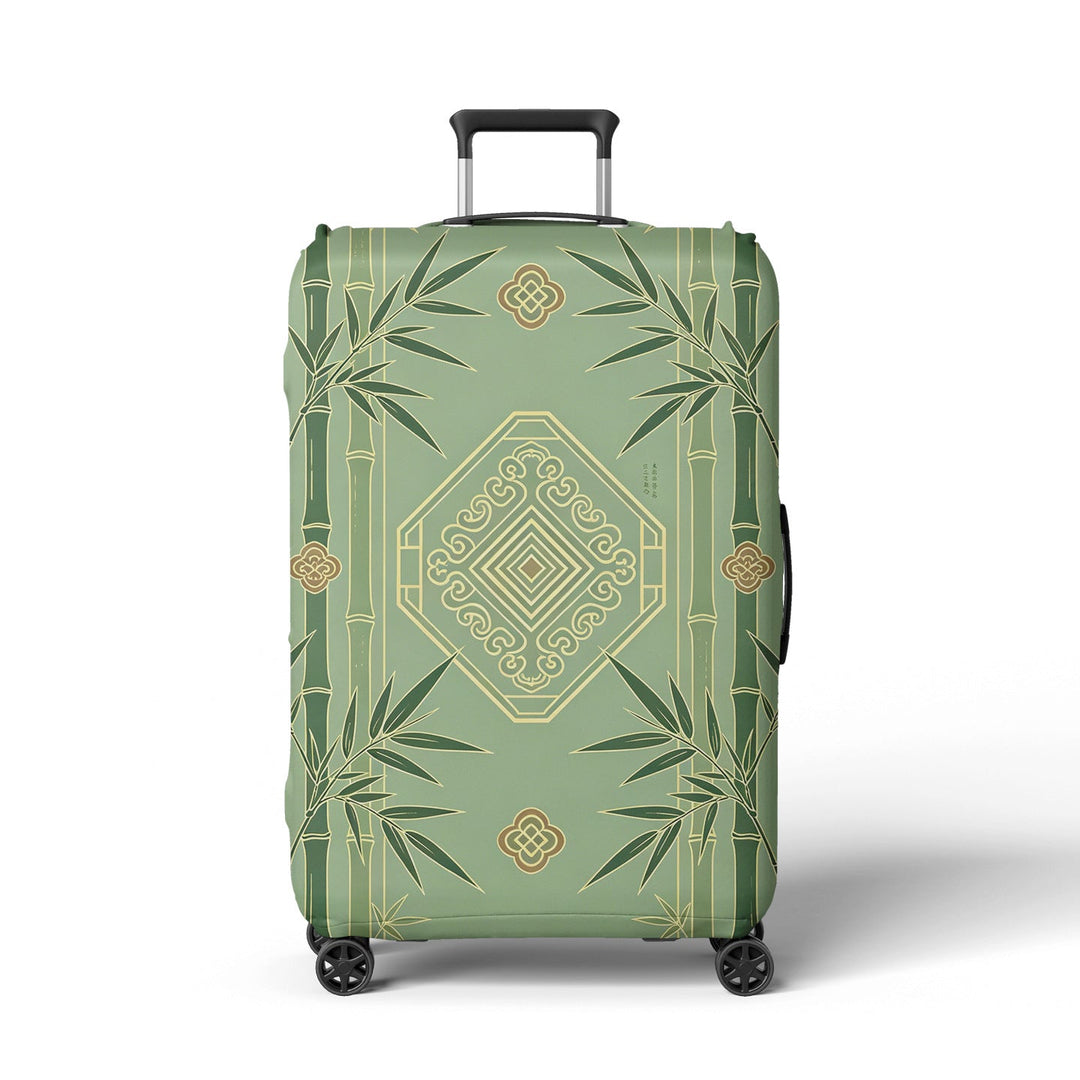Women Hard Shell Suitcase in Elegant Bamboo Design Kalsten