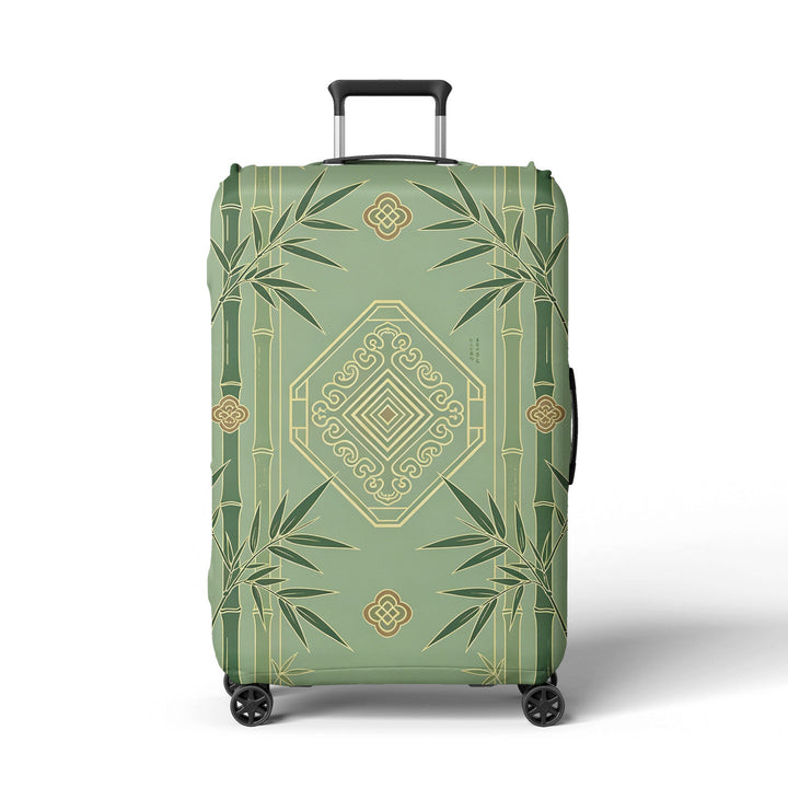 Women Hard Shell Suitcase in Elegant Bamboo Design Kalsten