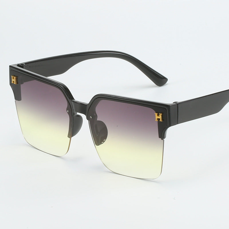 Women square sunglasses with elegant metal frame Kalsten