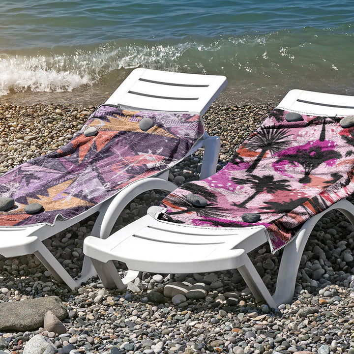 Beach towel made of skin-friendly microfiber with a creative pattern mix Kalsten