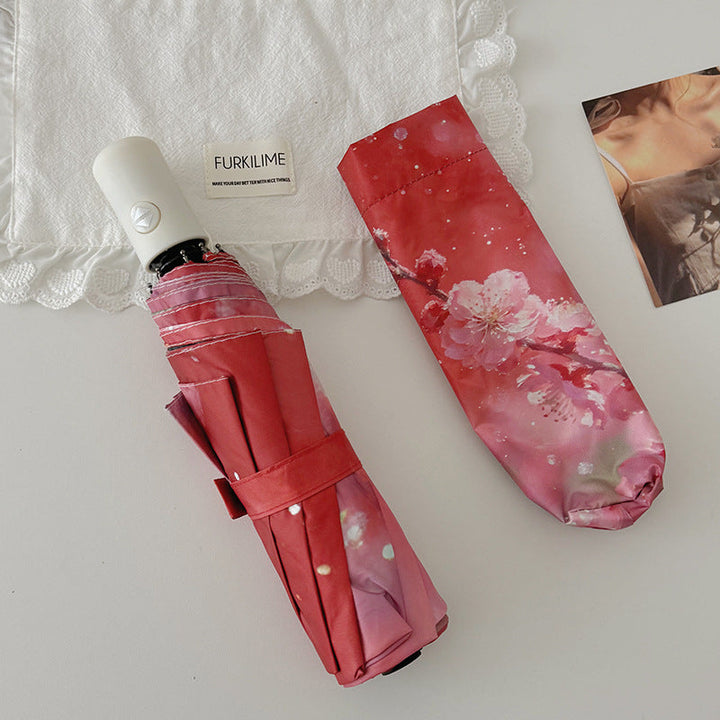 Ladies Foldable Umbrella with Innovative Flower Design Kalsten