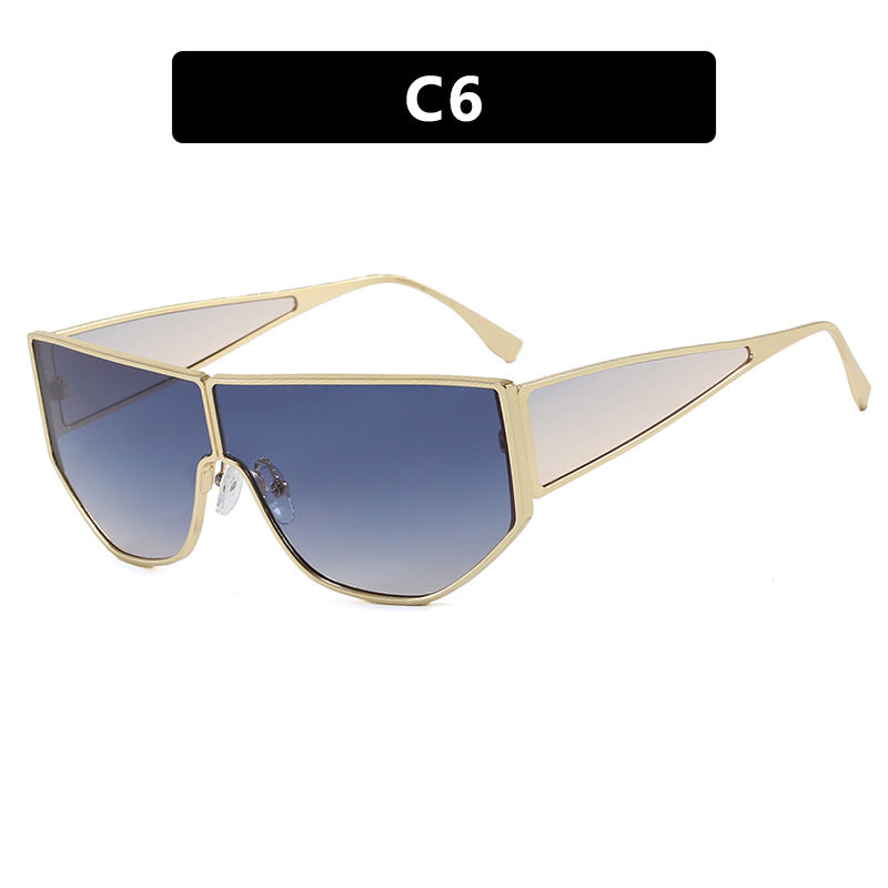 Women's trendy oversized sunglasses with distinctive geometric design Kalsten