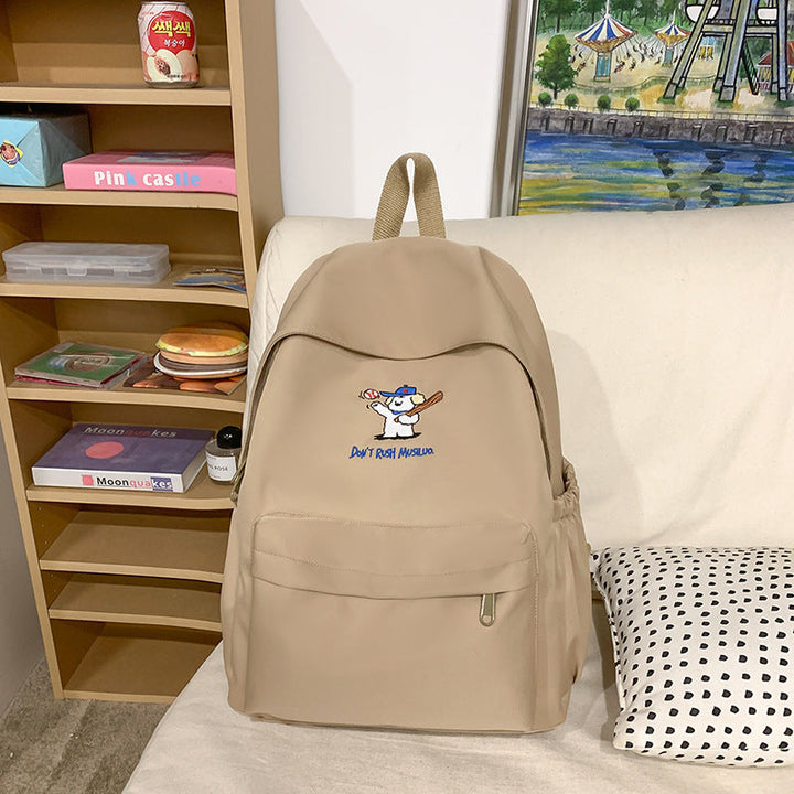 Cartoon-Themed Lightweight School Backpack