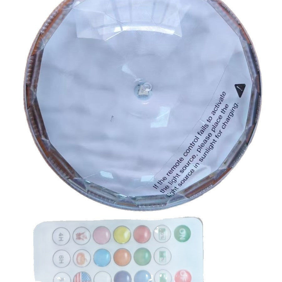 Floating Solar RGB Pool Lights With Waterproof LED Ring And Dusk-To-Dawn Sensor Kalsten