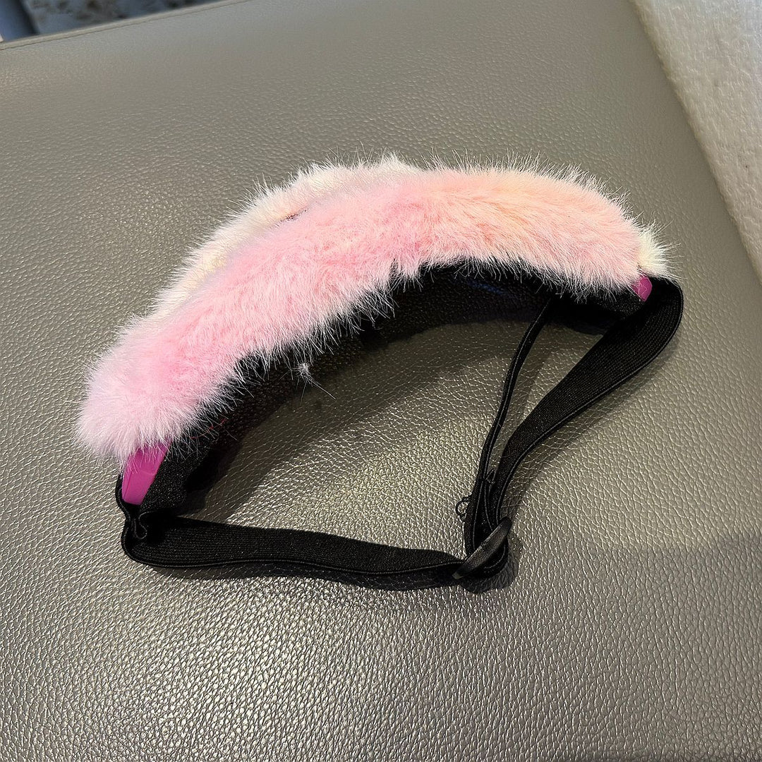 Women's sporty ski goggles with luxurious plush edge Kalsten
