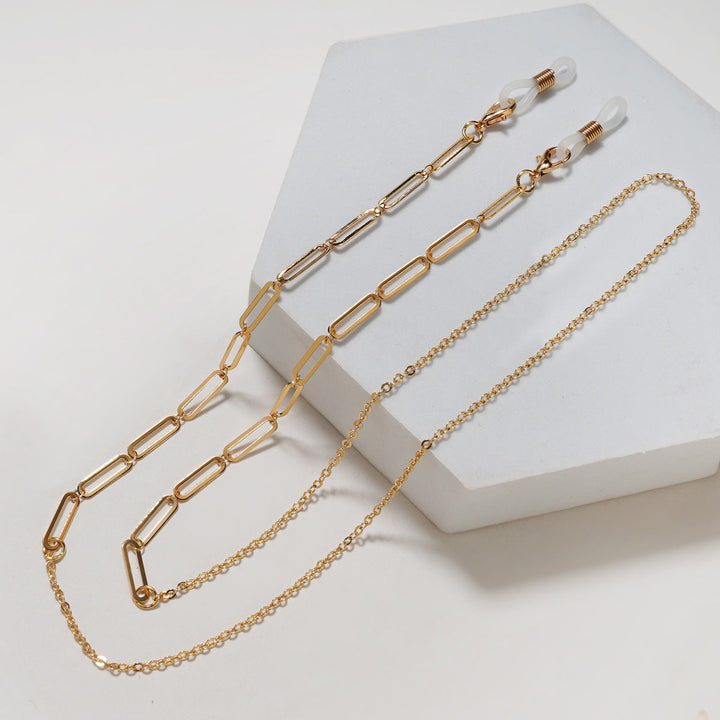 Trendy Geometric Eyewear Chain Kalsten