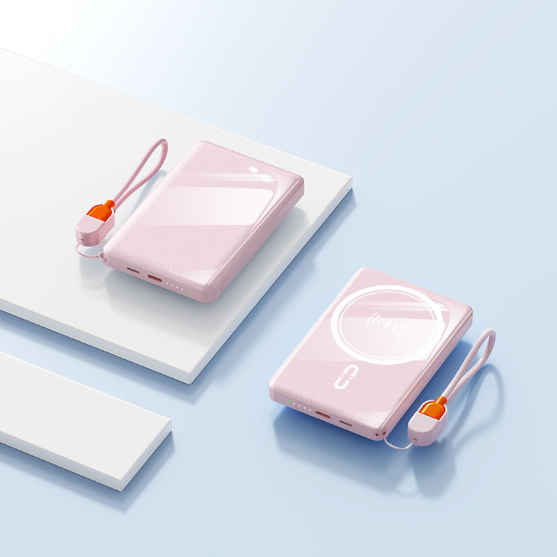 Portable power bank with wireless charging option and high-speed technology Kalsten