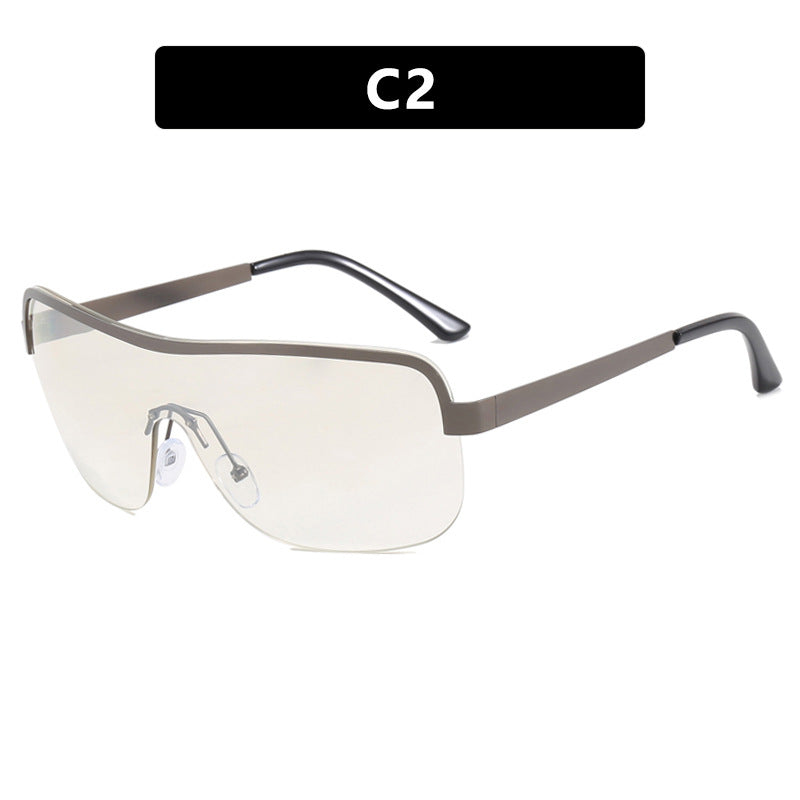 Women's sporty sunglasses in futuristic design with large field of view Kalsten