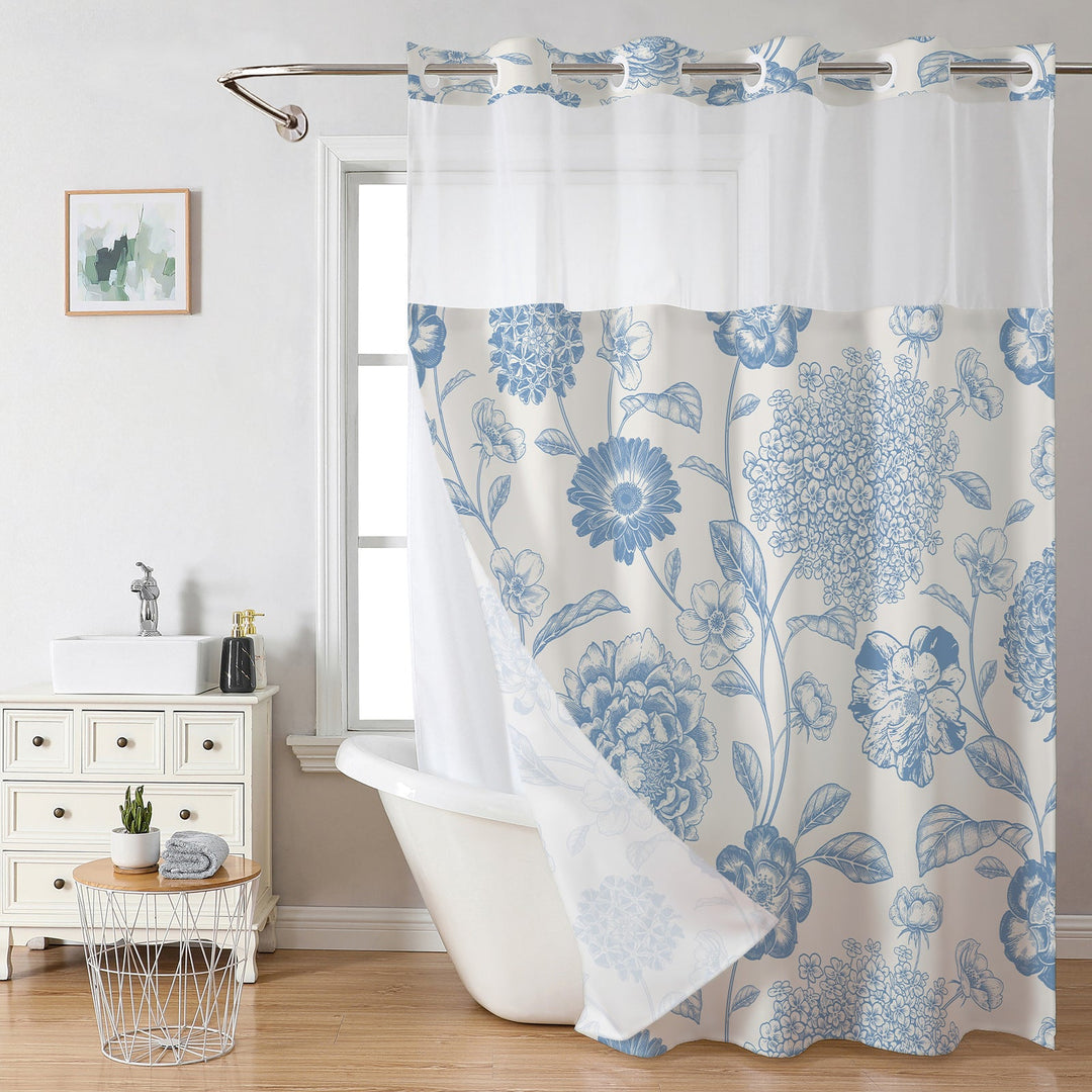 Floral Print Shower Curtain Kalsten
