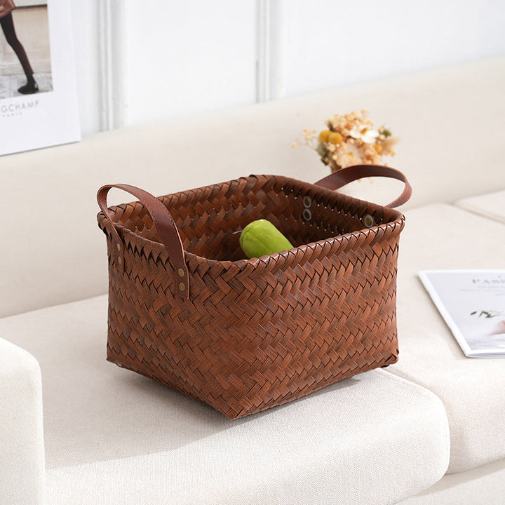 Playful storage basket with animal pattern Kalsten