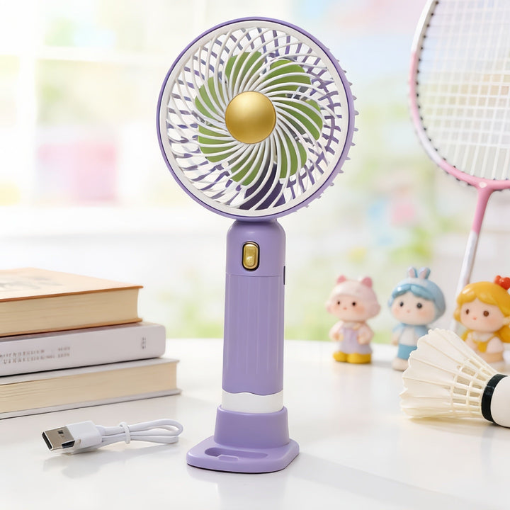 Ladies Portable Handheld Fan with Variable Speed Mode Kalsten