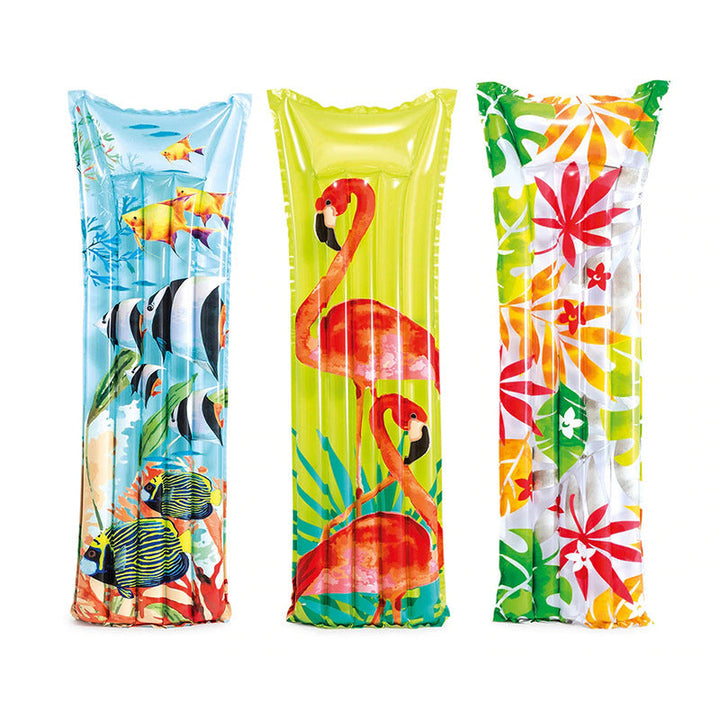 Women Inflatable Lounge with Tropical Pattern Kalsten