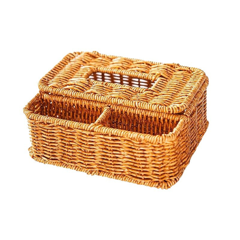 Women Handwoven Storage Box with Lid Kalsten