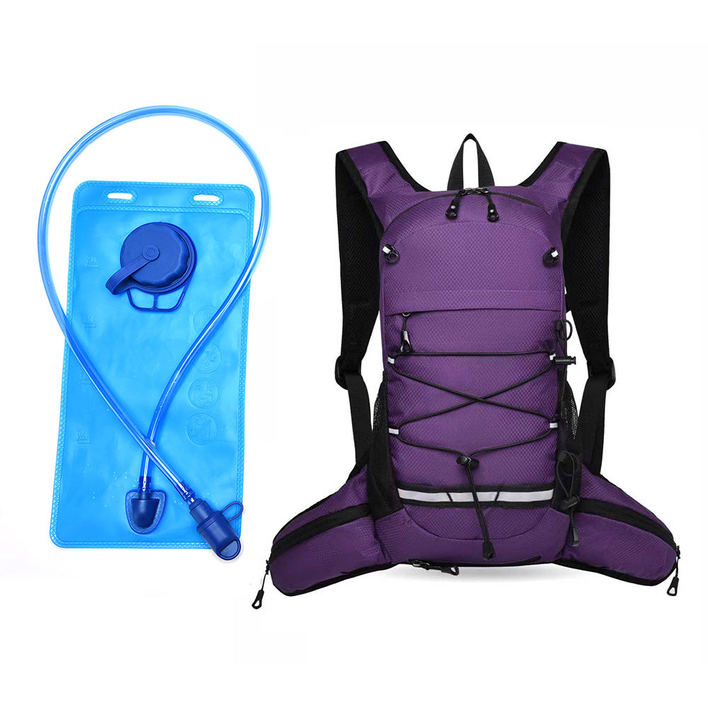 Sporty backpack with breathable mesh inserts and elastic carrying straps Kalsten