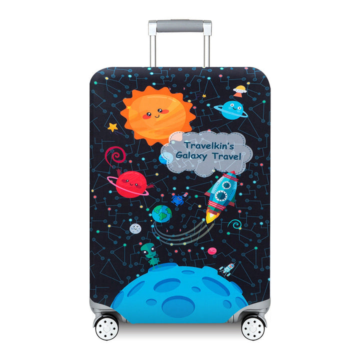 Unisex nan Kids Luggage Cover for Hard Shell Suitcases with Fun Space Design made of Elastic Polyester-Spandex Kalsten