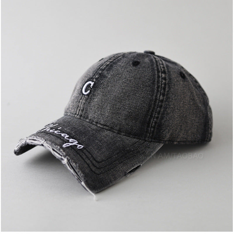 Women's Distressed Cotton Baseball Cap Kalsten 1784083462