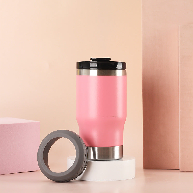 Women Insulated Travel Mug with Non-Slip Silicone Ring Kalsten
