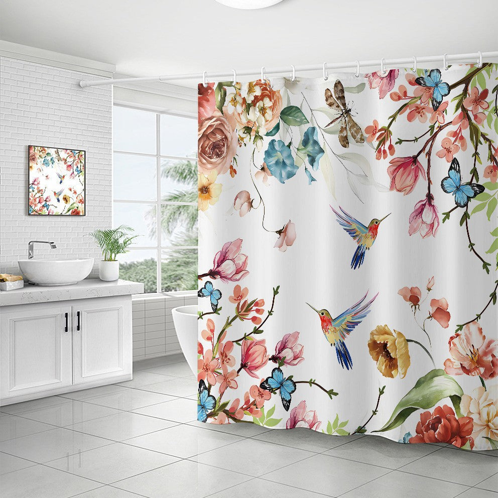 Nature-Inspired Shower Curtain Kalsten
